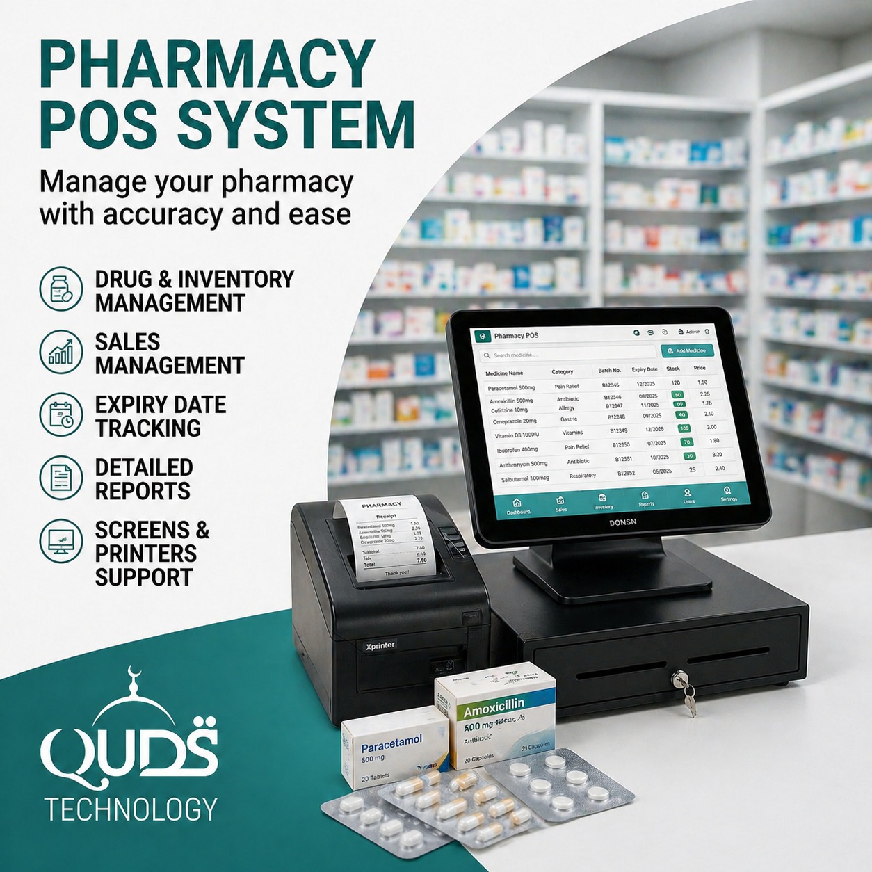 Pharmacy POS setup